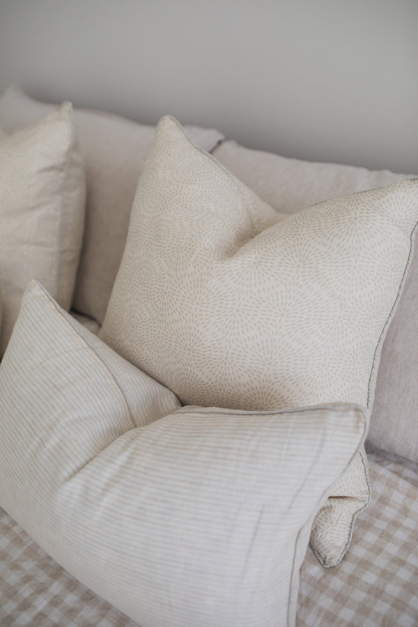 French linen cushion