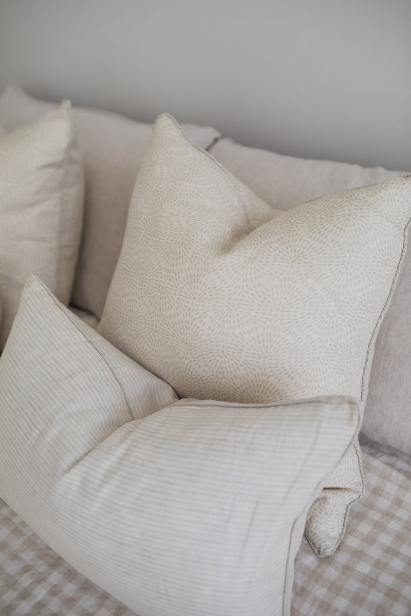 French linen cushion